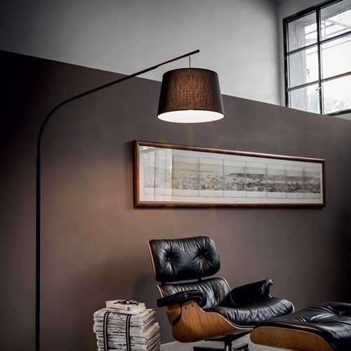 Verifica Lampă de podea Ideallux Daddy PT1 neagră E27 60W 110363