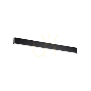 Aplică perete LED Ideallux Delta AP D110 negru 4000K 37W 307060 small 0