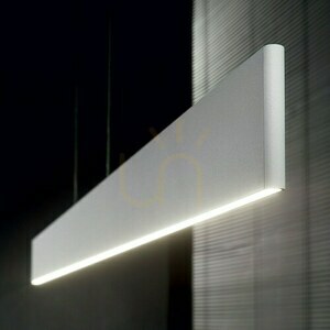 Lampă suspendată LED Ideallux DESK SP1 BIANCO albă 102,5 cm 138237 small 1