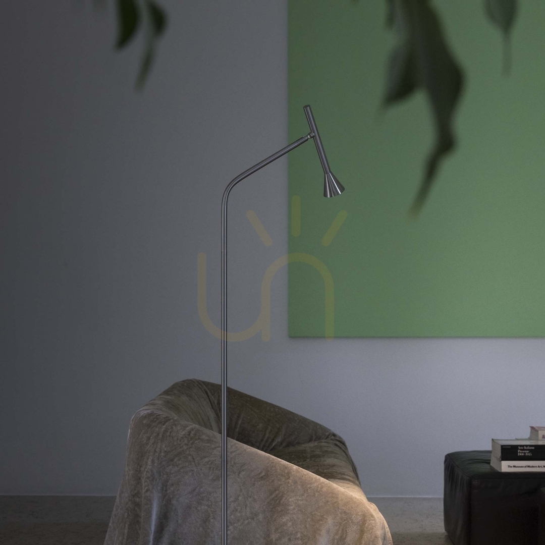 previzualizare Lampă de podea Ideallux Diesis nichel LED 4.5W 151 cm 285337 Lampă de podea Ideallux Diesis nichel LED 4.5W 151 cm 285337