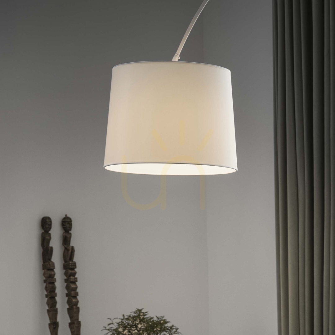 Afişa Lampă pe picior Ideallux Dorsale crom metal E27 228 cm 286662 Lampă pe picior Ideallux Dorsale crom metal E27 228 cm 286662