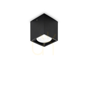 Plafoniera LED Ideallux Nitro negru aluminiu 3000K 5W 319803 0 Plafoniera LED Ideallux Nitro negru aluminiu 3000K 5W 319803 small 0