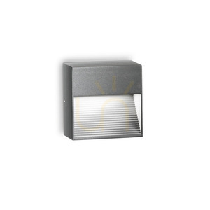 Aplică perete exterior Ideallux DOWN AP1 antracit aluminiu G9 122045 small 0