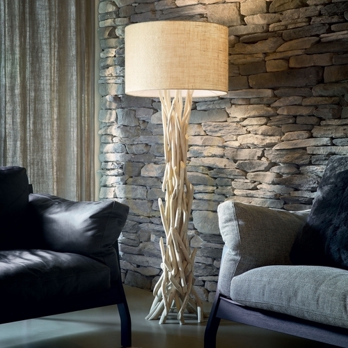 Verifica Lampadar Ideallux Driftwood PT2 lemn 156 cm E27 3x60W 180946