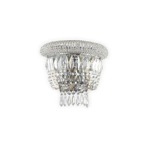 Verifica Aplica perete Ideallux Dubai AP2 cromo cristal crom 2xE14 207155