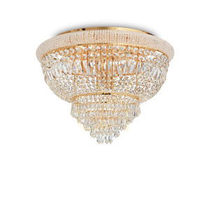 Plafoniera Ideallux Dubai PL24 Ottone aurie cristal 78 cm 243498 0 Plafoniera Ideallux Dubai PL24 Ottone aurie cristal 78 cm 243498 small 0