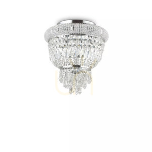 Plafonieră Ideallux Dubai PL3 crom cristal 32 cm E14 3x28W 207162 1 Plafonieră Ideallux Dubai PL3 crom cristal 32 cm E14 3x28W 207162 small 1