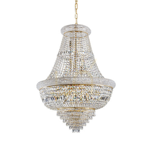 Verifica Lustră suspendată Ideallux Dubai SP24 alamă cristal 80 cm 243528