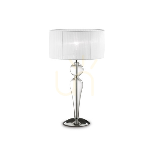 Verifica Lampă de masă Ideallux Duchessa TL1 transparentă E27 60W 044491