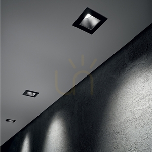 Accesoriu spot pătrat Ideallux Dynamic Frame Square alb aluminiu 10 cm 208725 small 1