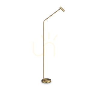 Lampă în picioare Ideallux EASY alamă LED 3.5W H 128 cm 295503 small 0