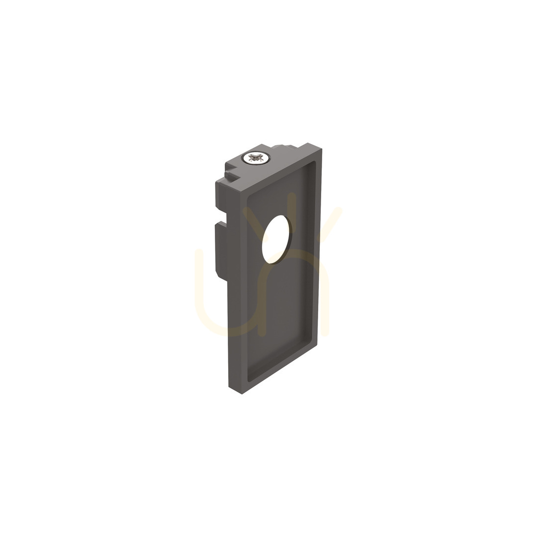 Verifica Capăt șină Ideallux EGO negru aluminiu 267234 Capăt șină Ideallux EGO negru aluminiu 267234