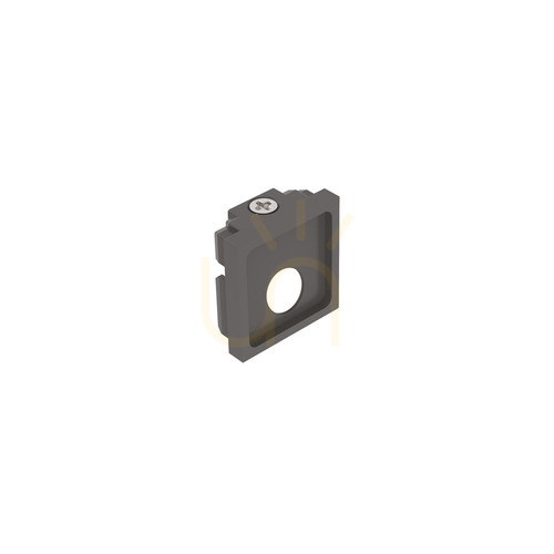Verifica Capăt terminal șină Ideallux EGO negru aluminiu 267258