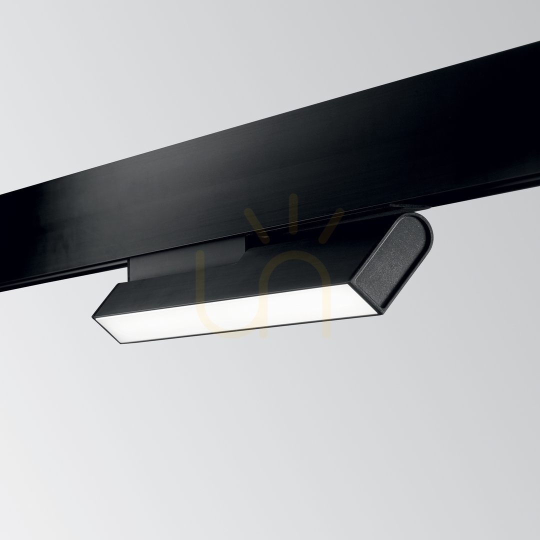 Vedere Spot pe șină Ideallux EGO Flexible Wide negru LED 7W 3000K 257839 Spot pe șină Ideallux EGO Flexible Wide negru LED 7W 3000K 257839