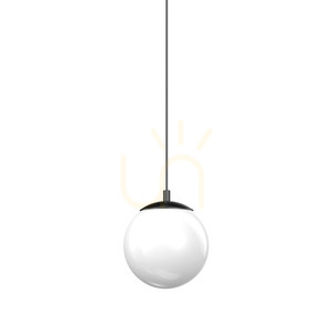 Spot suspendat pe șină Ideallux EGO Pendant Ball negru LED 10W 3000K 327525 small 0