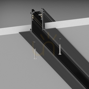 Accesoriu profil încastrat Ideallux EGO negru 1000 mm aluminiu 320472 small 1
