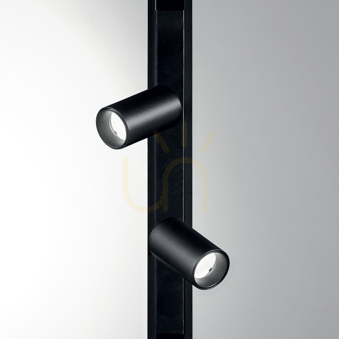 Vedere Spot pe șină LED Ideallux EGO Track Double 5W 3000K negru 257624 Spot pe șină LED Ideallux EGO Track Double 5W 3000K negru 257624
