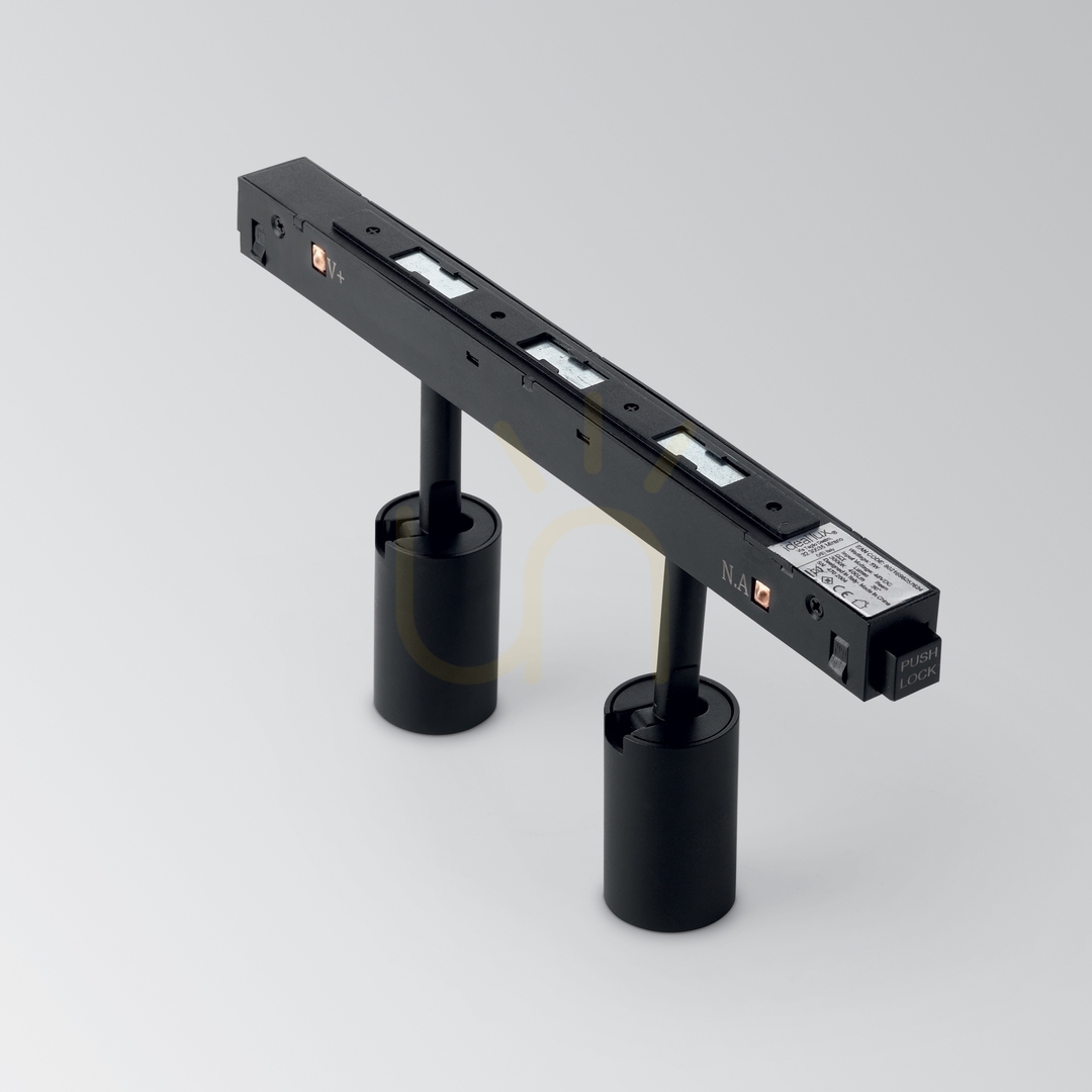 previzualizare Spot pe șină LED Ideallux EGO Track Double 5W 3000K negru 257624 Spot pe șină LED Ideallux EGO Track Double 5W 3000K negru 257624