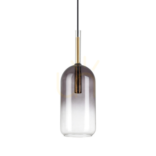 Verifica Lustră suspendată Ideallux EMPIRE SP1 CILINDRO crom sticlă metal Ø12 cm 309804