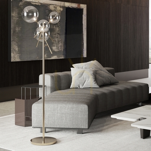 Verifica Lampă pe picioare Ideallux Equinoxe PT4 alamă 166 cm 290966