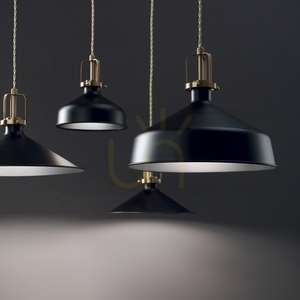 Lampă suspendată Ideallux ERIS albă metal E27 Ø21 cm 238104 small 1