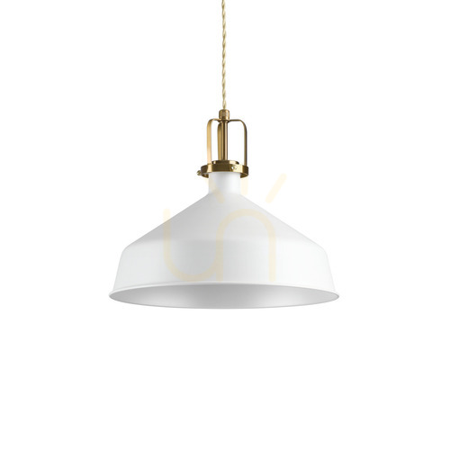 Verifica Lampă suspendată Ideallux ERIS albă metal E27 33 cm 238135