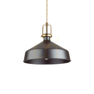 Lampă suspendată Ideallux ERIS SP1 neagră metal E27 33 cm 249063 0 Lampă suspendată Ideallux ERIS SP1 neagră metal E27 33 cm 249063 small 0