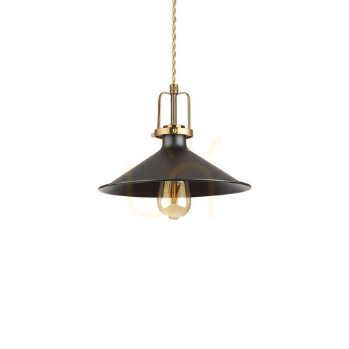 Verifica Lampă suspendată Ideallux ERIS-3 SP1 NERO neagră metal E27 29 cm 249070