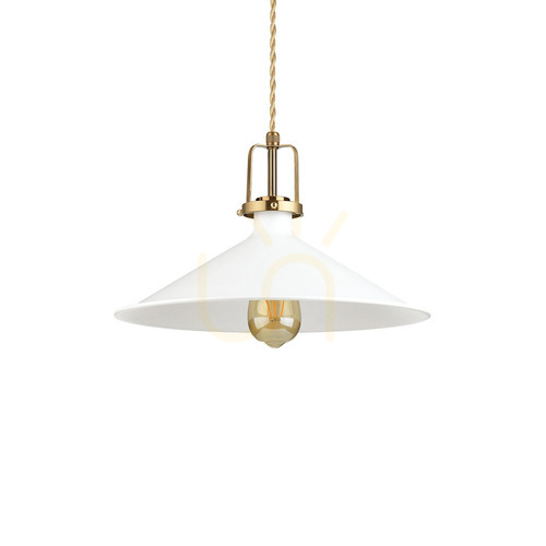 Verifica Lampa suspendata Ideallux ERIS SP1 Bianco alba metal E27 36 cm 238210