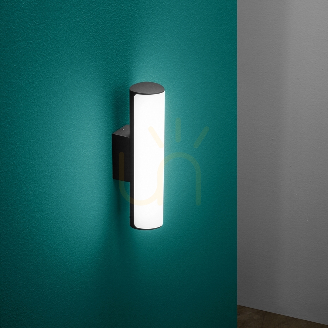 Vedere Aplică exterior LED Ideallux ETERE AP Coffee maro 4000K 30 cm 246949 Aplică exterior LED Ideallux ETERE AP Coffee maro 4000K 30 cm 246949