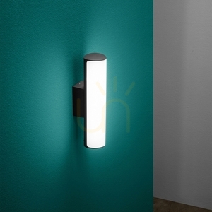 Aplică exterior LED Ideallux Etere negru 30 cm 3000K IP54 322193 1 Aplică exterior LED Ideallux Etere negru 30 cm 3000K IP54 322193 small 1