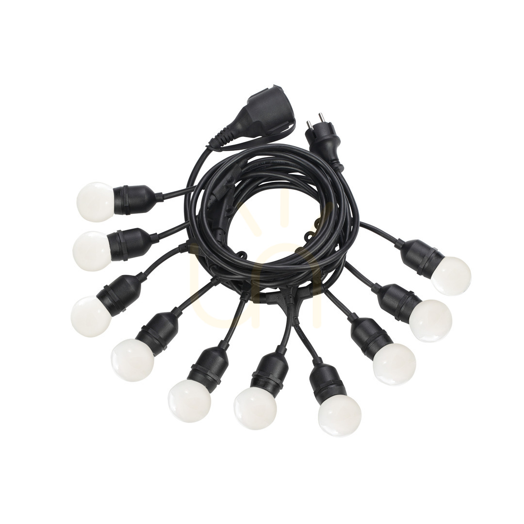 Lustră suspendată Ideallux FIESTA SP10 neagră 10xE27 246796