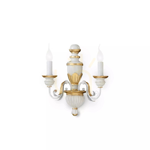 Verifica Aplică de perete Ideallux FIRENZE AP2 BIANCO albă 2xE14 012902