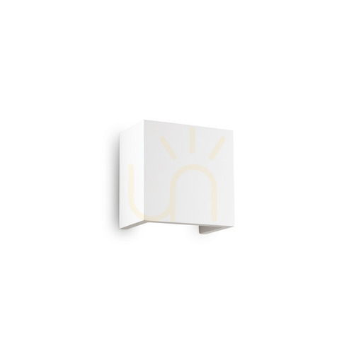 Verifica Aplica perete Ideallux Flash Gesso AP1 Small alb gips G9 214672