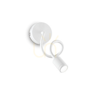 Aplica de perete LED Ideallux Focus albă 4W 10 cm 097183 small 0