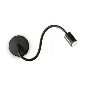 Aplică perete Ideallux Focus-1 AP Nero negru LED 4W reglabilă 097190 small 0