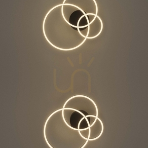Plafonieră LED Ideallux FRAME CERCHIO negru 61 cm 41W 3000K 269825 small 2