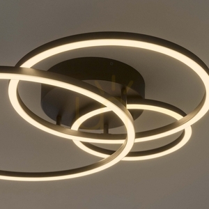 Plafonieră LED Ideallux FRAME CERCHIO negru 61 cm 41W 3000K 269825 small 4