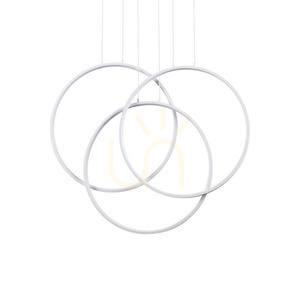 Lampă suspendată LED Ideallux Frame Cerchio albă 68,5 cm 82W 3000K 269351 0 Lampă suspendată LED Ideallux Frame Cerchio albă 68,5 cm 82W 3000K 269351 small 0