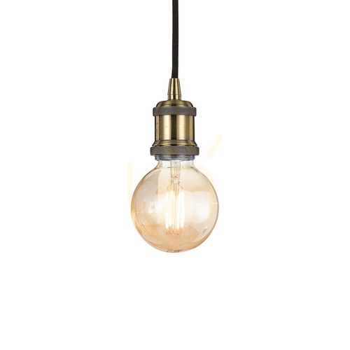 Verifica Lampă suspendată Ideallux FRIDA SP1 Brunito alamă E27 122083