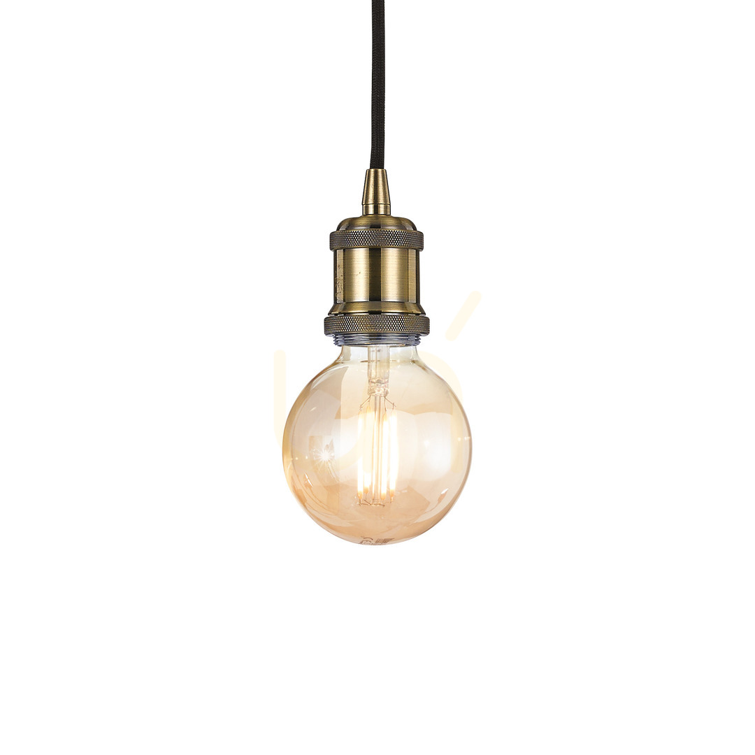 Verifica Lampă suspendată Ideallux FRIDA SP1 Brunito alamă E27 122083 Lampă suspendată Ideallux FRIDA SP1 Brunito alamă E27 122083