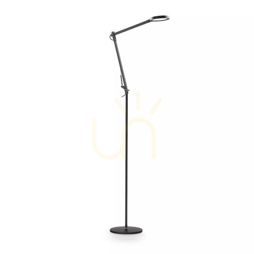 Verifica Lampă de podea Ideallux Futura neagră LED 12,5W 145 cm 204949
