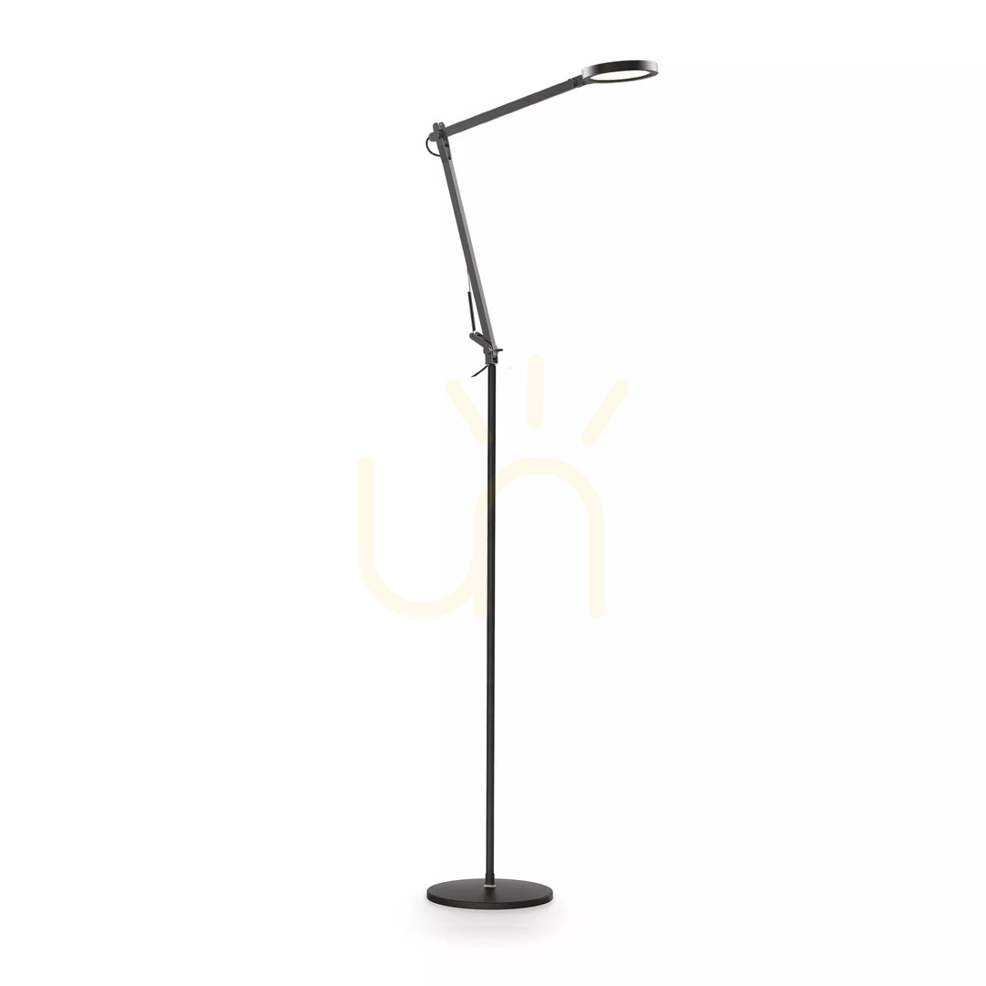 Vedere Lampă de podea Ideallux Futura neagră LED 12,5W 145 cm 204949 Lampă de podea Ideallux Futura neagră LED 12,5W 145 cm 204949