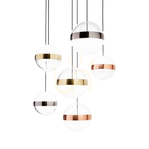 Lustră suspendată Ideallux GALAXY SP6 albă LED 58W 40 cm 321172 small 2