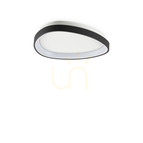 Verifica Plafond LED Ideallux GEMINI PL D042 negru 42,5 cm 24W 328027