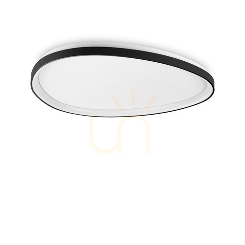 Verifica Plafonieră Ideallux GEMINI PL D081 ON-OFF negru LED 42W 3000K 81 cm 328089