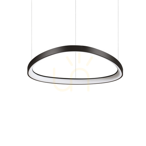 Verifica Lampă suspendată LED Ideallux Gemini D061 neagră 61 cm 47W 247267