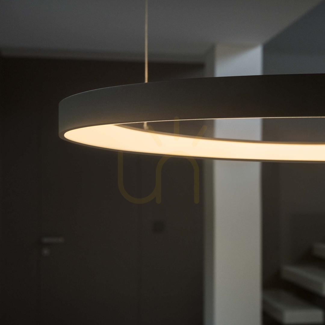 Spectacol Lampă suspendată Ideallux GEMINI D081 albă LED 56W 81 cm 247274 Lampă suspendată Ideallux GEMINI D081 albă LED 56W 81 cm 247274