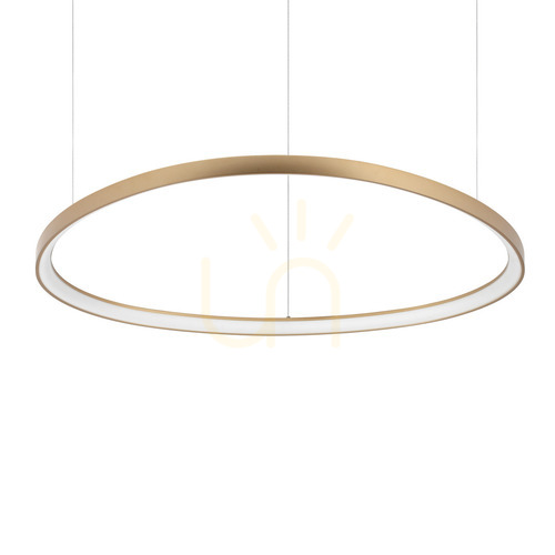 Verifica Lampă suspendată Ideallux GEMINI D105 alamă LED 78W 3000K 307701