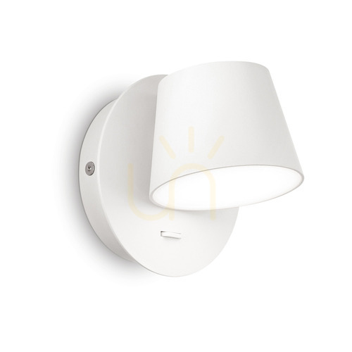 Verifica Aplică perete LED Ideallux GIM AP Bianco albă aluminiu 12 cm 167152